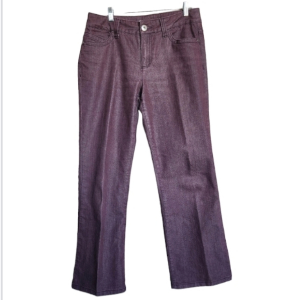 Christopher & Banks Plum Purple Denim Jean Size 10